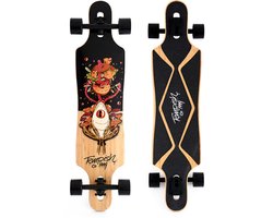 Tempish Frogman Drop-Through Longboard - 38 inch (96 cm) - Stabiel & Comfortabel Beginnersboard