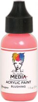 Hobbyverf - Ranger Dina Wakley - Media heavy body acrylverf -  Blushing - 29ml