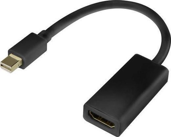 Mini DisplayPort 1.1 naar HDMI 1.3 adapter (Full HD 1080p) / zwart - 0,20 meter