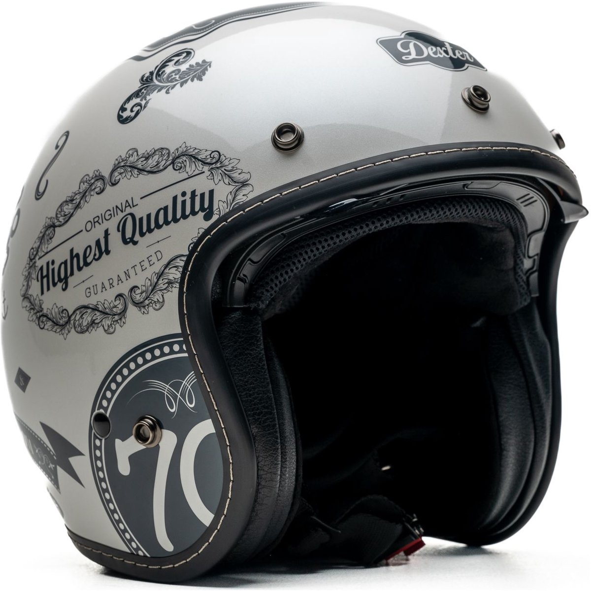 Motor Jet Helm DMC ELEMENT Wit Glanzend M van MOTOBLOUZ