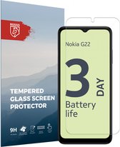 Rosso 9H Tempered Glass Screen Protector Geschikt voor Nokia G22 | Glasplaatje | Beschermlaag | Beschermglas | 9H Hardheid