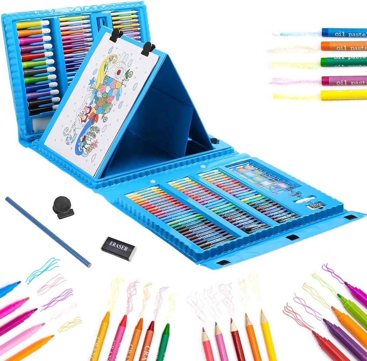 96 Pièces Crayon De Couleurs Professionnel Kit , Crayons Coloriage de Dessin  et Croquis Art Set, Pour Enfants, Adultes et Artistes