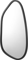 Spiegel Filiano - Hangspiegel - 80x58cm - Mat Zwart - Stijlvolle Spiegel - Musthave Spiegel - Dynamische Vorm