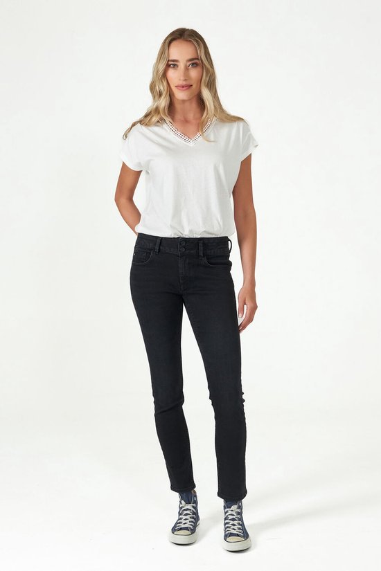 Tripper VERONA Dames Slim Fit Jeans Zwart - Maat W28 X L30