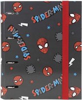 Ringmap Spiderman A4 Zwart (26 x 32 x 4 cm)