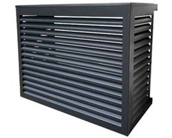 Alixo - Airco Omkasting Buitenunit - Warmtepomp Omkasting - Large 114x71x96cm - Gelakt Aluminium - Geluidsdempende werking