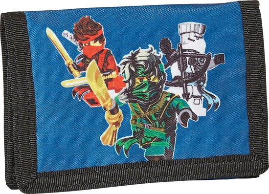 LEGO Ninjago Lloyd Kai Zane Wallet 10103-2303, voor een jongen, Blauw, Portemonnee, maat: One size