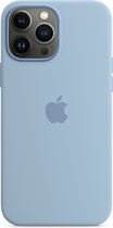 Apple Hoesje Siliconen Geschikt voor iPhone 13 Pro Max - Apple Silicone Backcover MagSafe - blauw