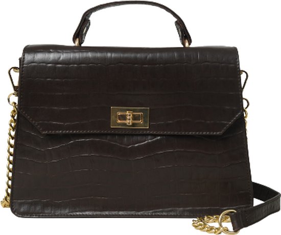 Leather Handbag - Brown Color - Leer Handtas - Bruin Kleur