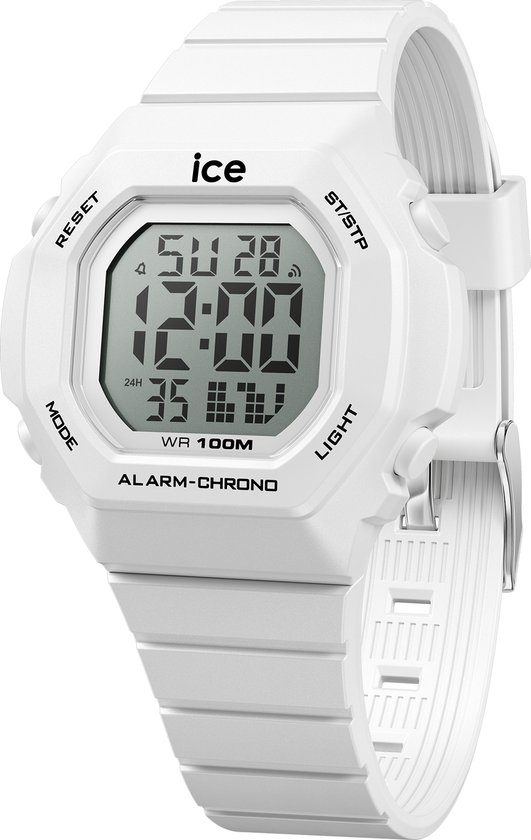 Ice Watch ICE digit ultra - White 022093 Horloge - Siliconen - Wit - Ø 39 mm