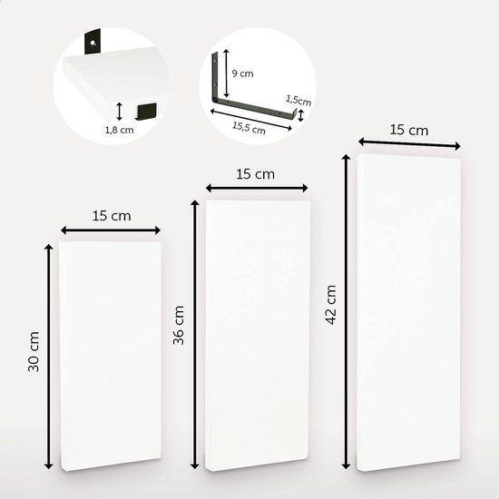 Set Van 3 MDF Zwevende Plank,30/40/50cm U-vormige Wandplanken,modern Design Display Rekken,Laadvermogen 22 Kg,voor Woonkamer, Badkamer, Keuken(9 Kleuren Set Van 3 MDF Zwevende Plank,30/40/50cm U-vormige Wandplanken,modern Design Display Rekken,Laadvermogen 22 Kg,voor Woonkamer, Badkamer, Keuken(9 Kleuren