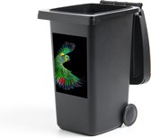 Container sticker Close-up kleurrijke papegaai - 40x60 cm - Kliko sticker