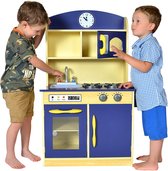 Teamson Kids Houten Speelkeuken - Kinderspeelgoed - Rollenspel Speelgoed - Blauw