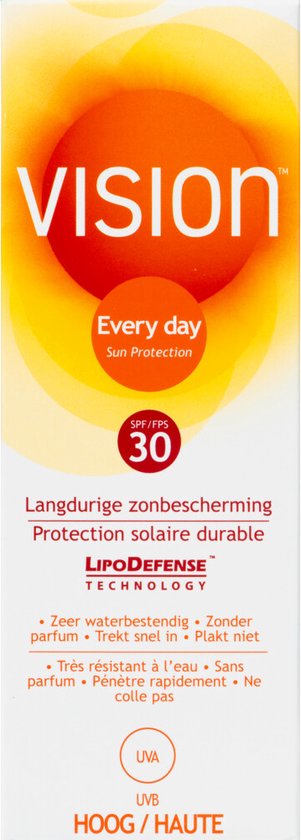 2x Vision Zonnebrand Every Day Sun SPF 30 100 ml