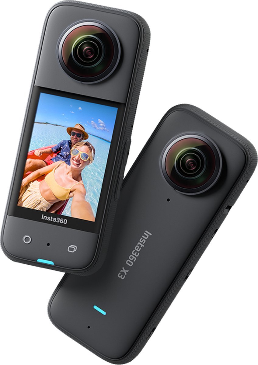 Insta360 X3 - Pack de démarrage - avec perche à selfie invisible 23-114 cm  et carte SD