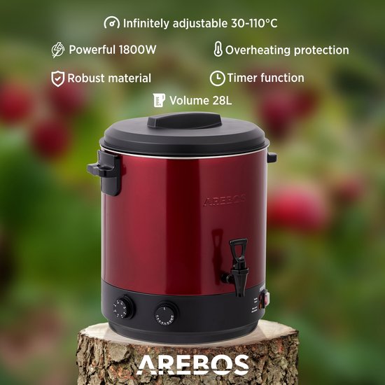Distributeur d'eau chaude 10L - Distributeur isotherme / Samovar / Marmites Vin chaud professionnel