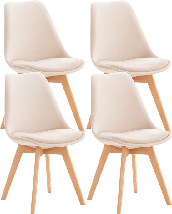 Nolon Nora-Mae Eetkamerstoel Beige - Armleuning - Witte Poten – vtwonen Nolon Nora-Mae Eetkamerstoel Beige - Armleuning - Witte Poten – vtwonen