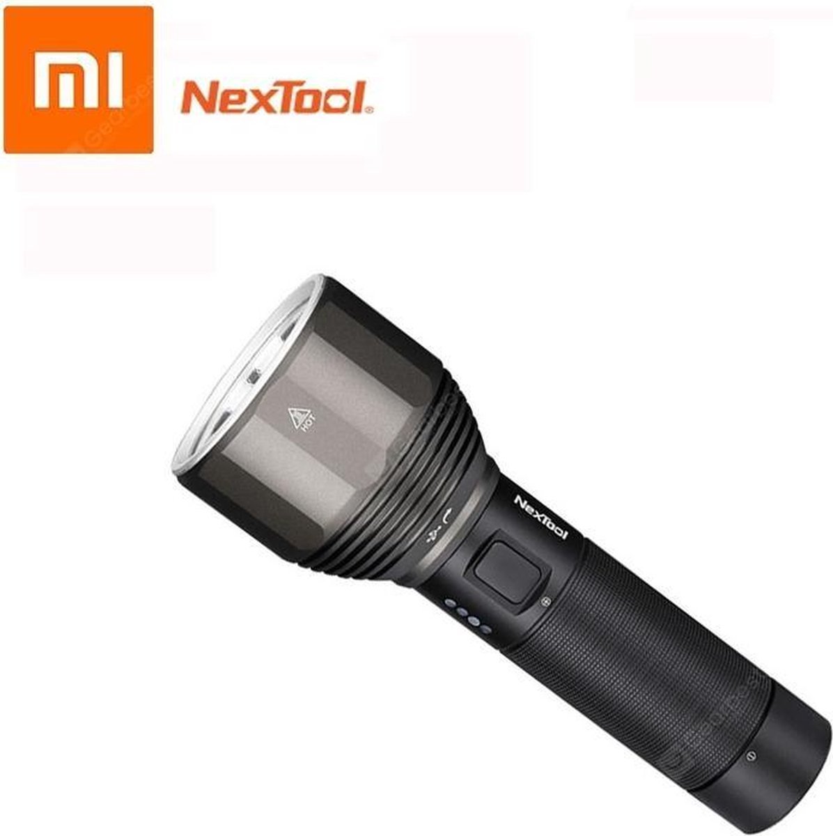 Nextool Flashlight LED Met USB C Oplaadbaar - Zaklampen Met Batterij Led - 2000 Lumen 380 meters