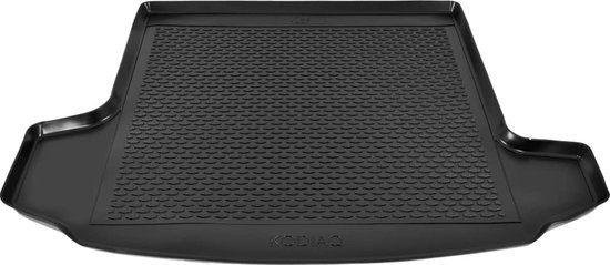 Velours Kofferbakmat passend voor Skoda Kodiaq 2017- (5-Personen / Hoge