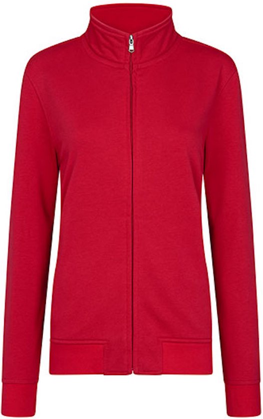 Damesvest 'Premium Full Zip' met zijzakken Red - S