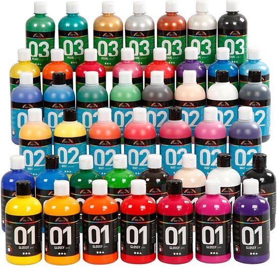 Artina Crylic Lot de 24 Tubes Peinture Acrylique pour Artistes Artina Crylic Lot de 24 Tubes Peinture Acrylique pour Artistes