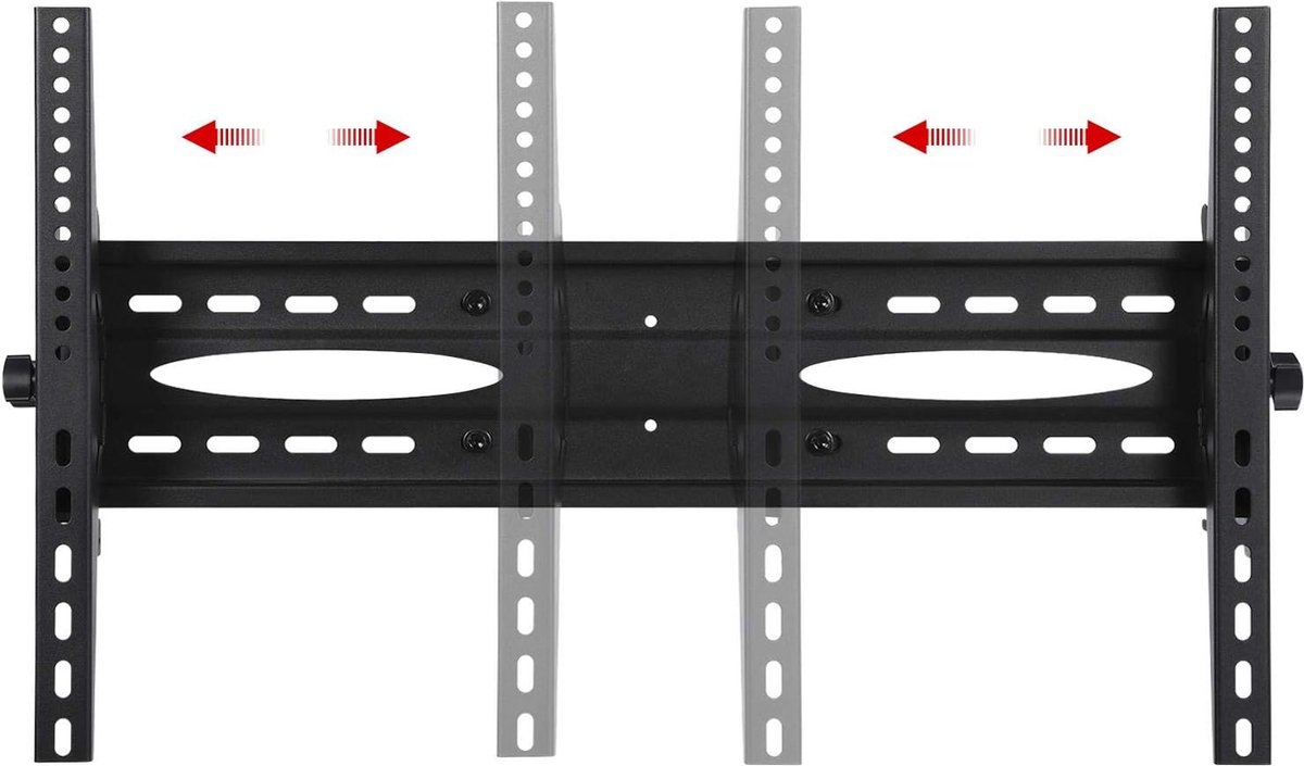 AOKCOS TV Standaard op Wielen voor 32-55 65 inch, Draaibaar & Kantelbaar & Hoogte Verstelbaar TV Stand Vloer, Universeel Movable Mobile Hoog Mount Wheel Max VESA 400x400mm 40KG