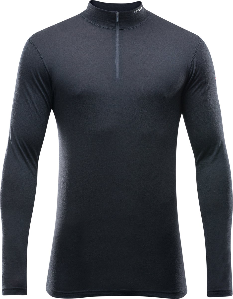 Devold Breeze Half Zip Neck - Black - Maat Herren_XL