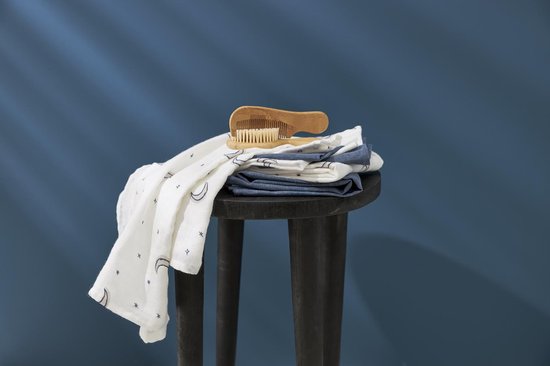 Meyco Baby Moon starterset - 9-pack - hydrofiel - indigo van Meyco — afbeelding 4