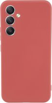 Coverup Colour TPU Back Cover - Geschikt voor Samsung Galaxy A34 Hoesje - Indian Red