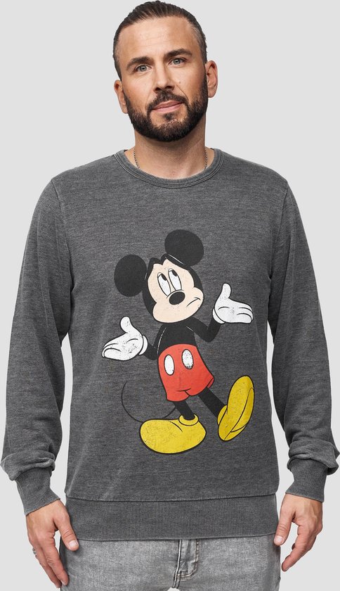 Récupéré Disney Mickey décide Sweat-shirt