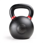 ZEUZ Kettlebell 32 KG – Gewichten voor Fitness & CrossFit - Conditie & Krachttraining – Gietijzer – Rood