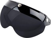 Flip up 3 boutons lunettes visière casque verre foncé