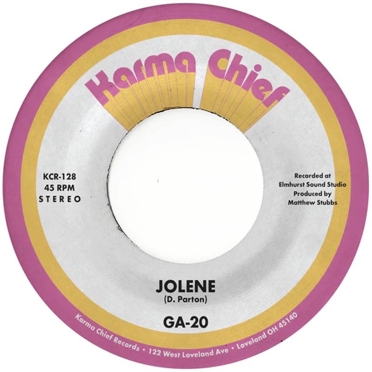 GA-20 - Jolene / Still As The Night (7" Single)