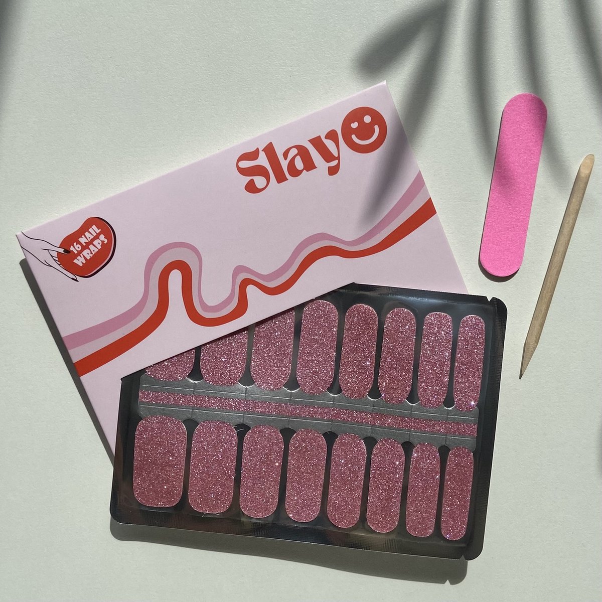 Slayo© - Nagelstickers - Pinkalicious Pop - Nail Wraps - Nagel Stickers - Nail Art - GEEN lamp nodig