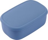 Grand récipient en silicone - Grand récipient alimentaire en silicone avec couvercle | Sans BPA, hermétique, passe au lave-vaisselle et au congélateur (47 oz) - Blauw L