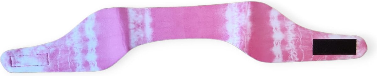 Goedkoopste Horend Goed zwemhoofdband roze wit Medium