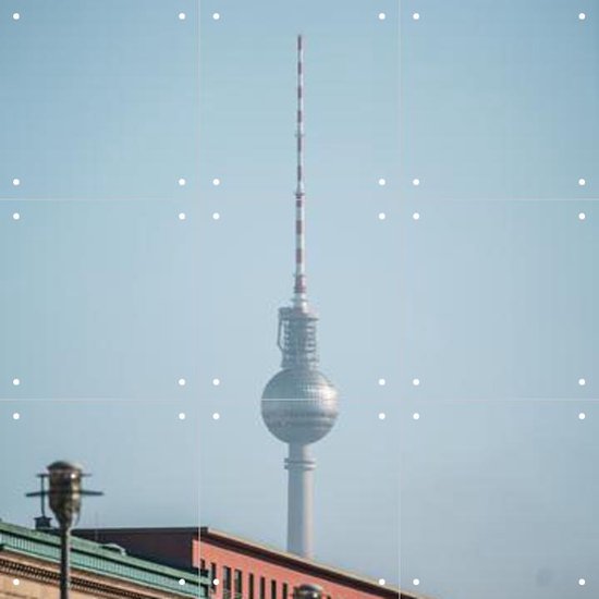 IXXI Fernsehturm - Wanddecoratie - Landen - 60 x 60 cm