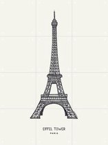 IXXI Eiffel Tower - Wanddecoratie - Line art - 60 x 80 cm