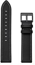 Leren bandje - geschikt voor Garmin Vivoactive 4 / Venu 2 / Venu 3 / Forerunner 255 / 265 - zwart