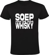 Soep van de dag Whisky Heren t-shirt | Drank | Zuipen | Alcohol | Kroeg | Cafe | Bar | Shirt