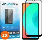 Mobigear - Screenprotector geschikt voor Realme C11 (2020) Glazen | Mobigear Premium Screenprotector - Case Friendly - Zwart (2-Pack)