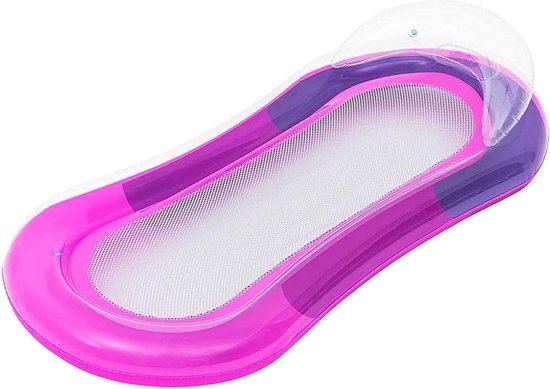Matelas gonflable pour piscine avec filet – Détendez-vous avec style