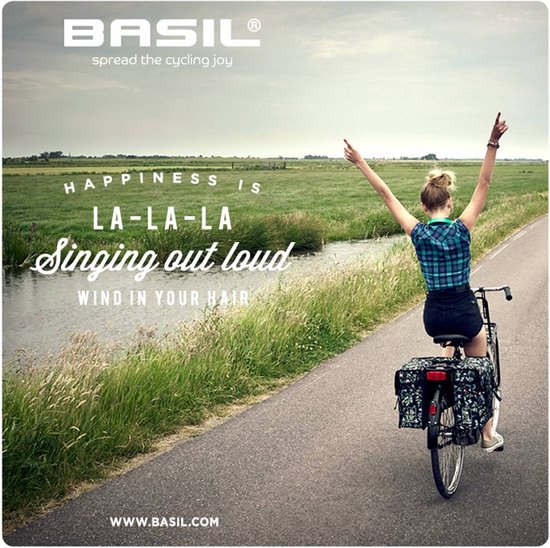 Basil Wanderlust Dubbele fietstas - Zwart - 35 Liter - Basil