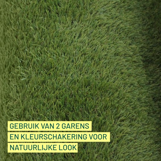 Green Turtle Kunstgras - Tapis de gazon - 200x300cm - 30mm - CENTRAL PARK LUXURY - Gazon Artificiel - Tapis de gazon pour extérieur et intérieur - Qualité très douce et réaliste - Kunstgras pour extérieur, jardin, balcon, terrasse ou coin de jeux