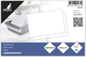 Carte système Kangaro - 100x150mm - vierge - 190 grammes - paquet de 100 feuilles - K-6102-WI