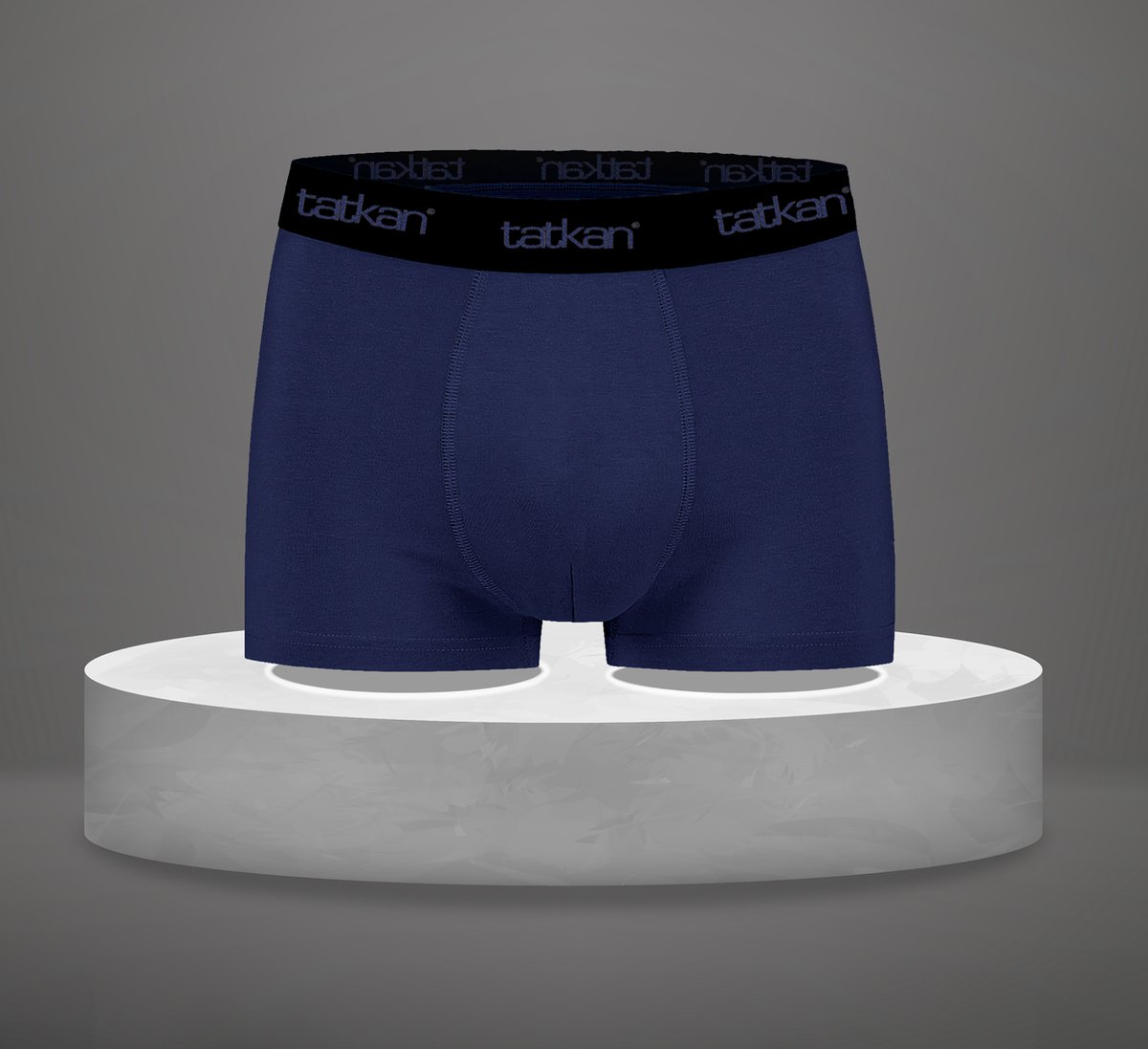 Tatkan - Underwear Heren Boxershorts - Modal Heren Ondergoed - Modal Boxershorts voor Mannen - Heren Onderbroeken - Normale pijp - Maat XL - 4-pack - 2 Zwart, 2 Marine