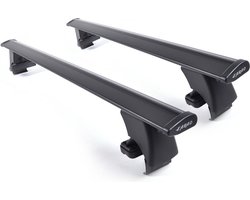 Omslag van Dakdragers geschikt voor de Volvo C30 vanaf 2007 glad dak - Aluminium - Hoog laadvermogen 100kg - Wingbar - Zwart - Merk Farad