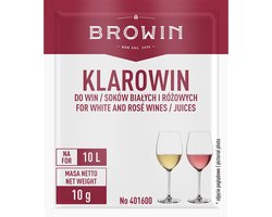 Top 10 bestverkochte rosé wijn van 2026: Browin - Serie Klarowin - Klaringsmiddel - Bentonit - Voor Witte en Rosé Wijnen