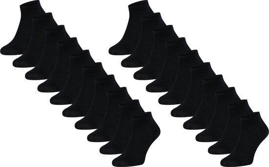 Mario Russo 10-PACK Sneakersokken - Enkelsokken - Maat: