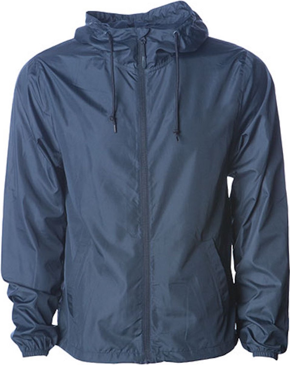 Unisex Lightweight Windbreaker Outdoorjas Marineblauw